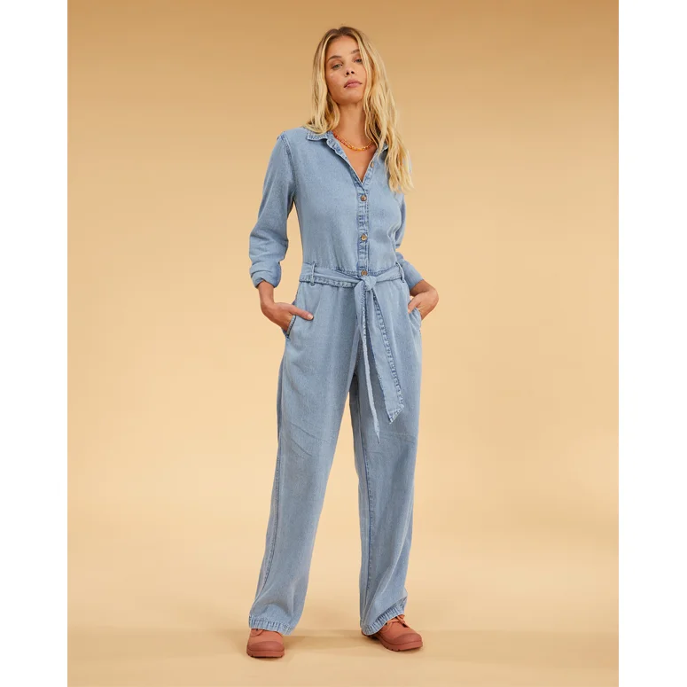Unmissable Offer Salty Blonde x Billabong Sunday Uniform Jumpsuit