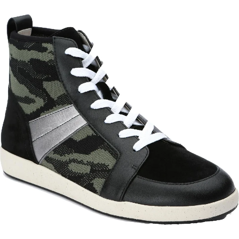 Price Rollback Sanctuary Major Women's Mixed Media High Top Printed Sneaker Boots