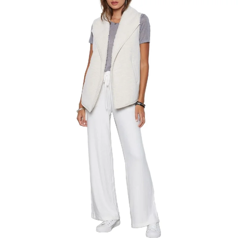 Closeout Tart Collections Dania Women's Faux Fur Lined Open Front Vest with Draped Lapel Closeout Tart Collections Dania Women's Faux Fur Lined Open Front Vest with Draped Lapel