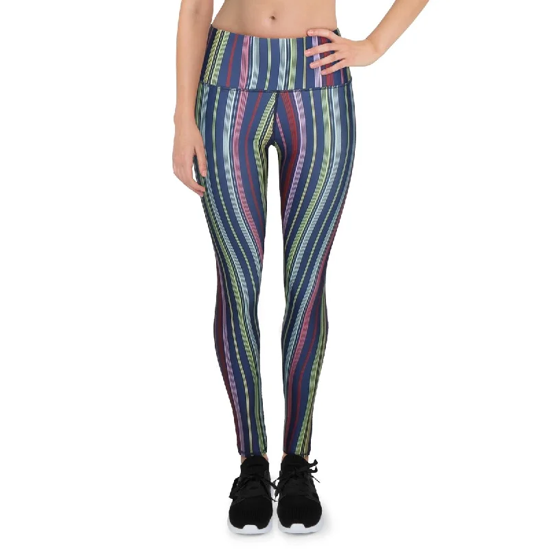 Super Sale Terez Women's Striped High Waisted Activewear Fitness Leggings