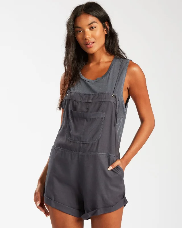 Super Sale Wild Pursuit Romper - Ink