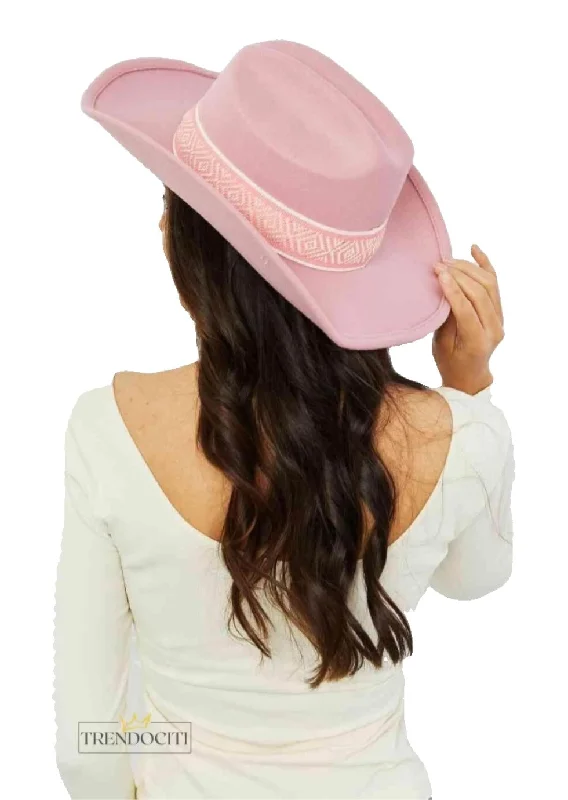 Loyalty Reward Fame Western Cutie Cowboy Hat in Pink