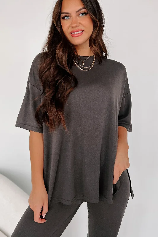 Epic Deals In My Zen Era Oversized T-Shirt (Washed Black)