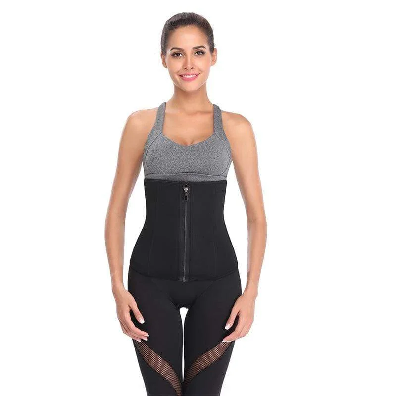 Flash Sale Women's Gothic Front Zip Underbust Sport Corsets
