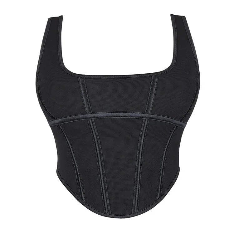 Price Reduction Women's Gothic Lace-up Boned Overbust Corset