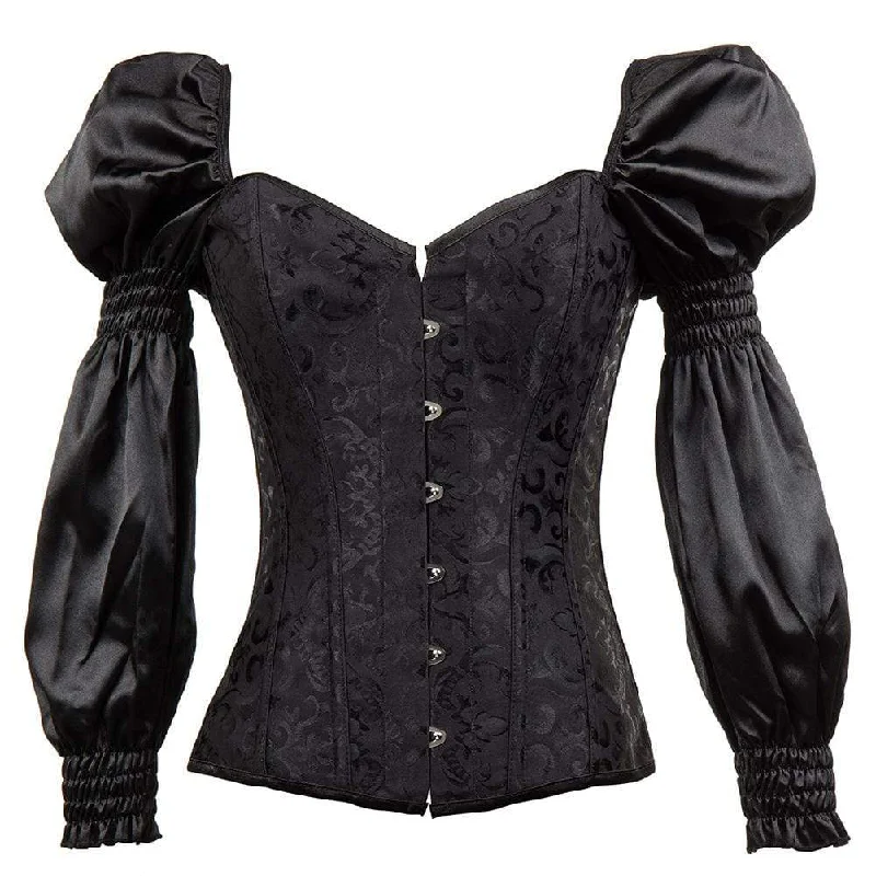 Daily Deals Women's Gothic Puff Sleeved Overbust Corsets