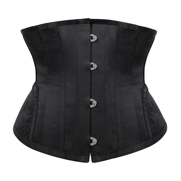 Exclusive Savings Women's Gothic Pure Color Floral Underbust Corsets