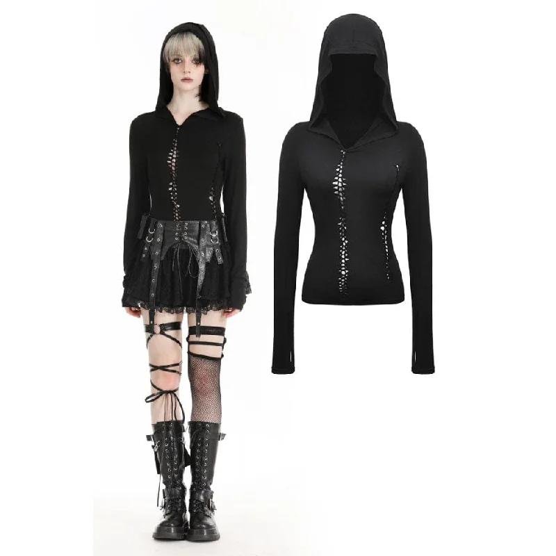 Buy Now Women's Gothic Ripped Hoodies