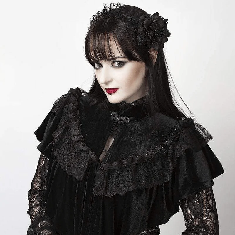 The Best Prices Women's Lace & Flower Vintage Cape