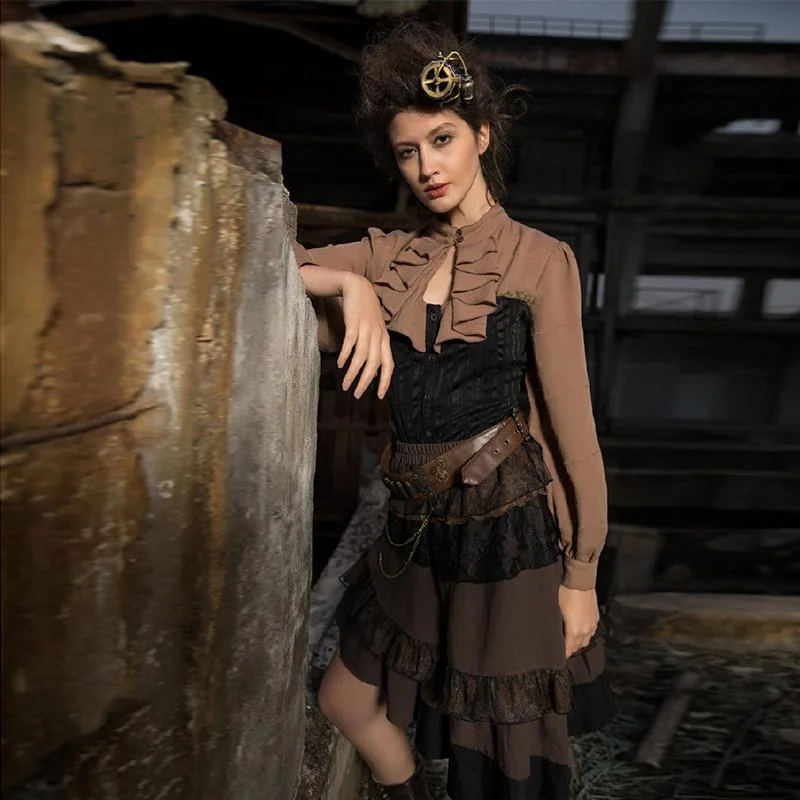 Special Buy Women's Vintage Style Rounded Bottom Top