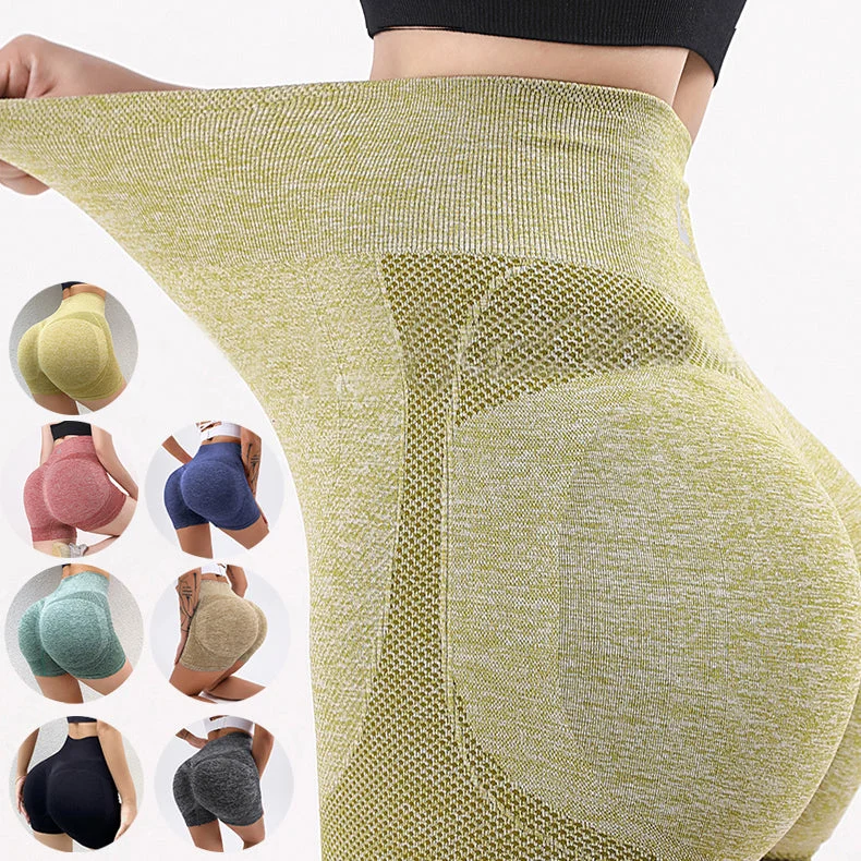 Stock Clearance Butt Lifting Seamless Yoga Shorts