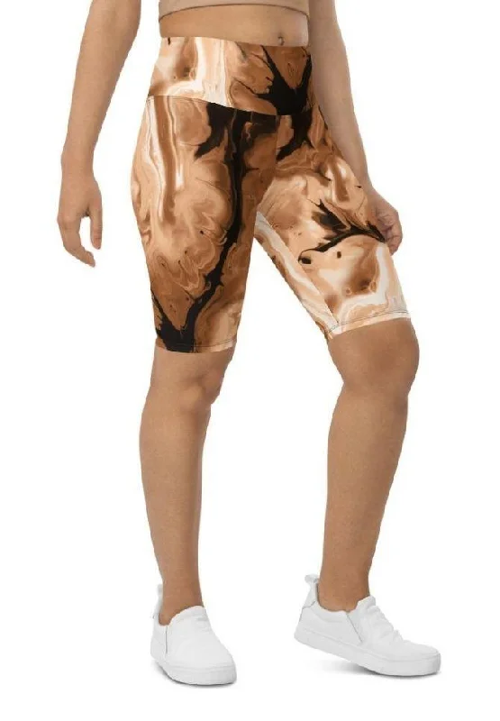 Closeout Coffee Essence Biker Shorts