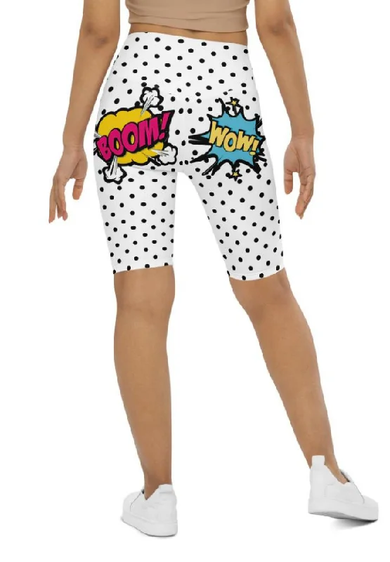 Cutest Pop Art Biker Shorts