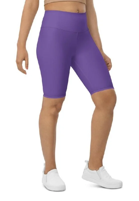 Fierce Purple Biker Shorts