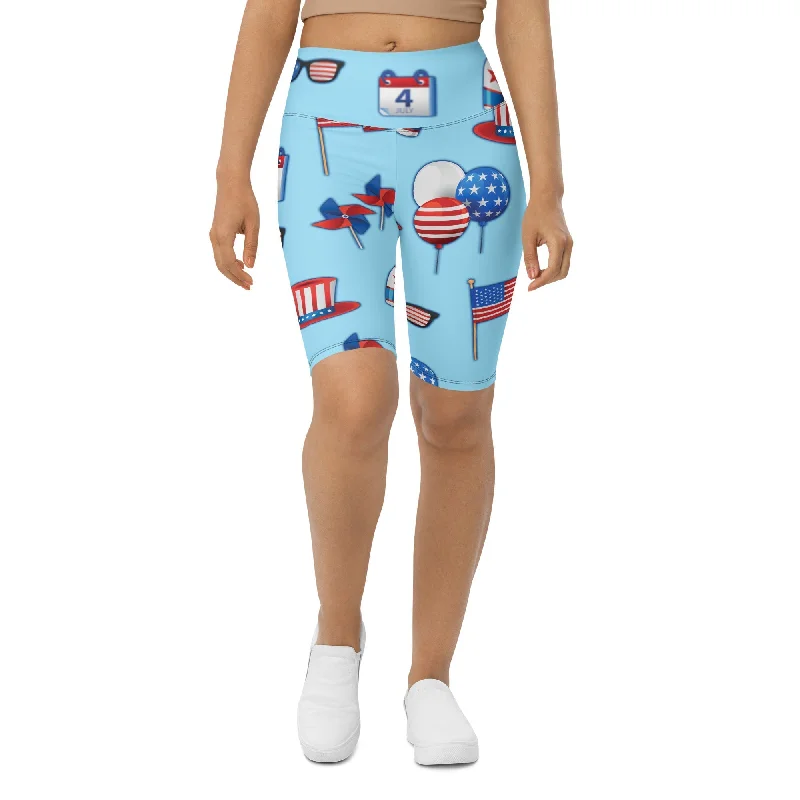 Exclusive Savings Independence Day Biker Shorts