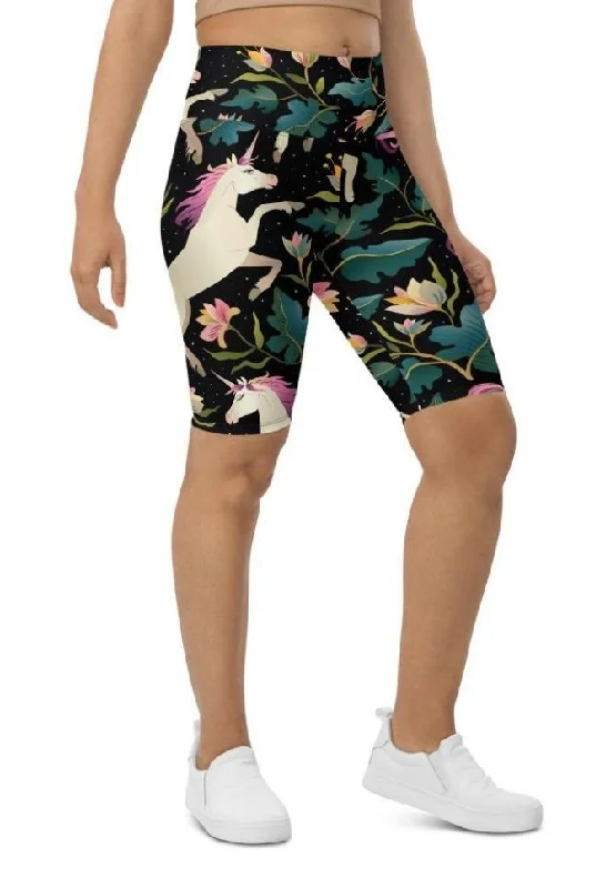 Crazy Savings Magical Unicorn Biker Shorts