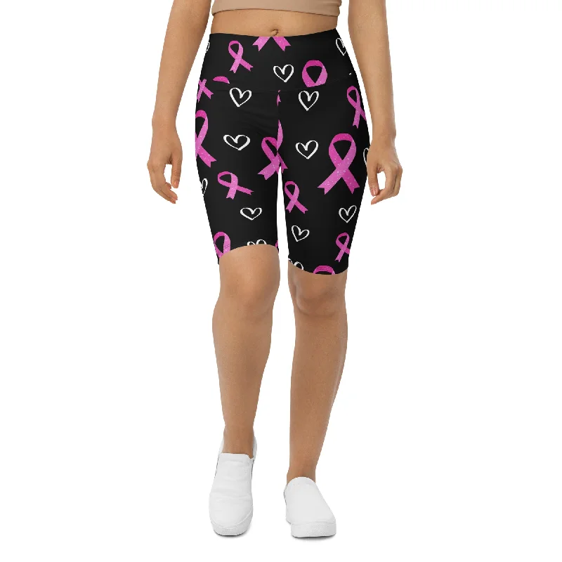 Exclusive Deal Pink Ribbon Biker Shorts