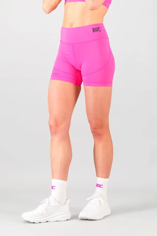 Amazing Deals Speedflex Women's 4-Inch Shorts - Electric Pink