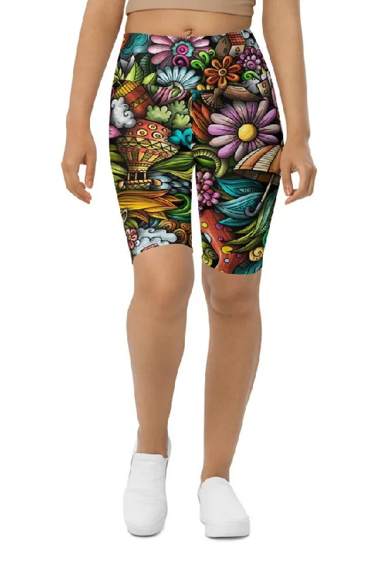 Springtime Biker Shorts