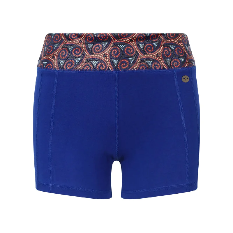 Epic Deals Warm Chakra Yoga Shorts Blue