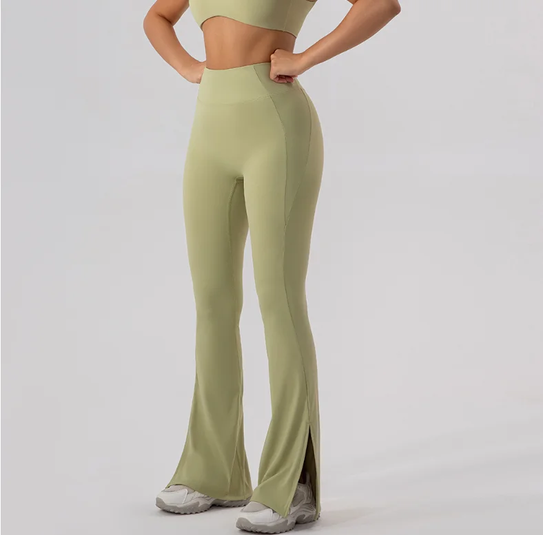 Doorbuster Deal Wear sweatpants yoga bell-bottoms wide-leg cheap yoga pants 5 colors